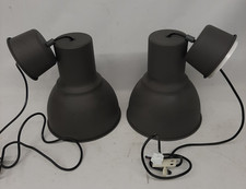 2 x IKEA Hektar Deckenleuchte Deckenlampe Industrie Styl Metall Ø22 cm
