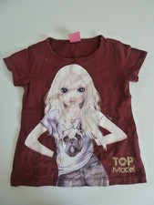 Top Model T-Shirt Bourdeaux mit Motiv, Gr. 92/98