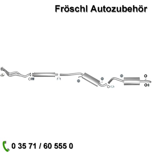 Für audi 100 auspuff - für,