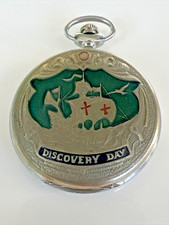 Discovery Day Mechanische Sprungdeckel Taschenuhr Pocket Watch 4-19