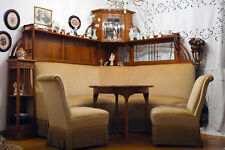 Jugendstilzimmer, möglicherweise nach Henry van de Velde, Sofa, Sessel,