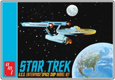 Star Trek Classic U.S.S. Enterprise NCC 1701 AMT 1:650 Model Kit Bausatz AMT1296
