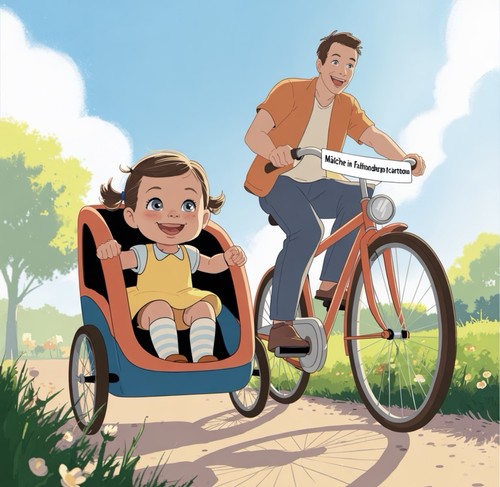 Kinder fahrradanhänger - kinder,