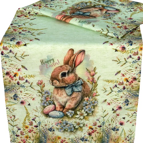 Tischläufer ostern grün - ostern,