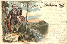 Gruss aus Sachsen - Litho -671630