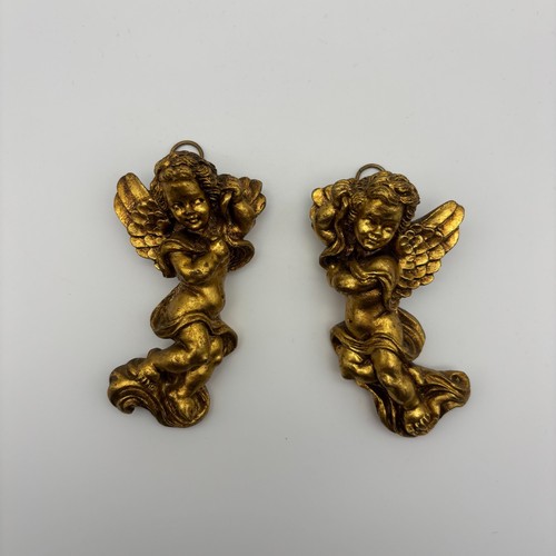 2er set vintage engel gold - set,