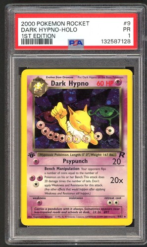 Pokemon karte psa 1 - karte,