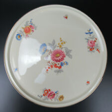 Rosenthal Porzellan Tortenplatte Serie Winifred Goldrand Blumendekor 32,5cm