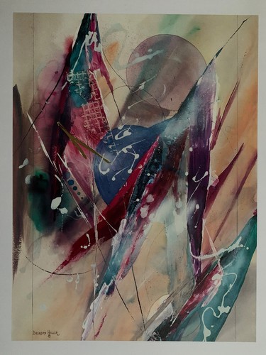 Modernes bild abstrakte kunst - bild,
