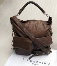 LIEBESKIND Ledertasche TASCHE Schultertasche LEDER Shopper HENKELTASCHE Top 3562