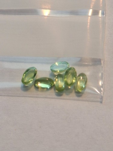Einzelner echter peridot - 6, x1