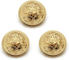 Metallknöpfe gold 15 mm 10