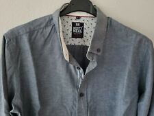 Rusty Neal Hemd Herrenhemd Shirt blau Baumwollmmischung Gr. L