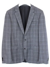 Hugo Boss Black Label Huge3/Genius2 Blazer Herren US 40L Wolle Kariert