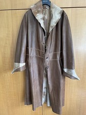 Damenmantel Marco Gianotti EUGr. 38,1-Seite Braun Glattleder 2-Seite Ziegenfell