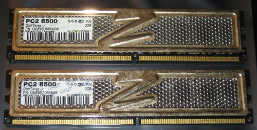 4gb kit ocz gold - ocz, ddr2