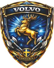 Volvo Aufkleber 2 X 72mm X