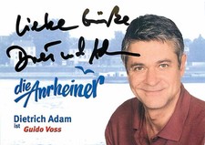 Dietrich Adam - Autogrammkarte