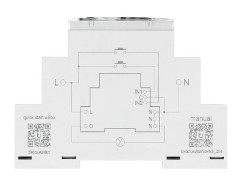 Blebox switchbox din 230v - switchbox,
