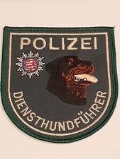 POLIZEI HESSEN DIENSTHUNDFÜHRER ROTTWEILER ABZEICHEN AUFNÄHER CANINE K-9 PATCH