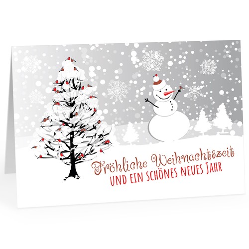 Große weihnachtskarte - große,