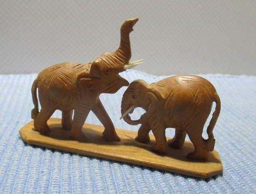 Elefant holzfigur - holzfigur,
