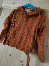 Kinder Mittelalter Hemd locker langarm Oberteil für 1-2 Jahre Orange  Lacozy