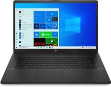 17" HP FHD IPS Laptop Intel QuadCore N4120 512GB SSD 8GB Windows 11 Office 2024