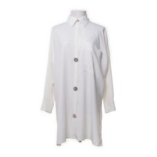 Zara, Tunika, Größe: S, Weiß, Einfarbig, Damen #3gE