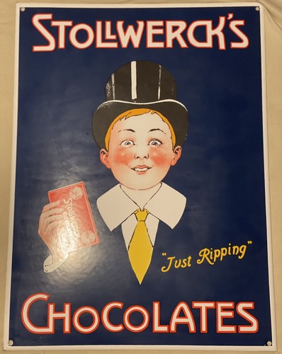 Stollwerck emailschild - stollwerck’s,