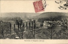 Ak Dampierre en Yvelines, Panorama, hügelige Landschaft, Gebäude,... - 4756813