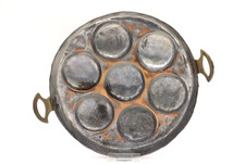 Vintage schneckenpfanne kupfer - schneckenpfanne,