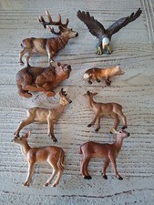 Schleich 7 Waldtiere Und 1