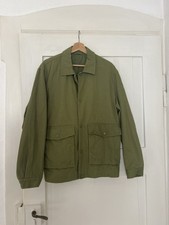 Zara Herren Jacke Hemdjacke Gr XL grün Khaki Overshirt Top Zustand