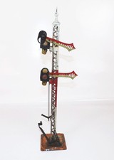 Altes Bing Eisenbahn Signal Spur 1 Blechspielzeug Petroleumlaternen 