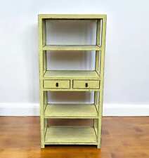 China Holz Regal Massiv Holz Pistazien Grün Antik Look Vintage Design Asia Möbel