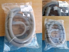 XAVAX Ablaufschlauch Abwasserschlauch 2,5m gewinkelt für Waschmasch-/Spüler etc.