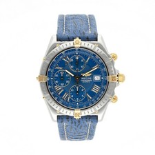 BREITLING CROSSWIND CHRONOGRAPH 43 REF: B13055 STAHL/GOLD 1999 FULL SET