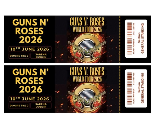 Guns roses world tour - guns, n’