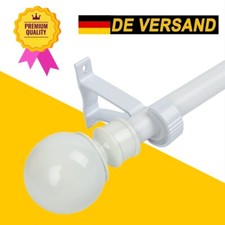 Gardinenstange 110-360cm Vorhangstange Ausziehbar Vorhangstange +20 Vorhangringe