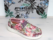 FUSION Canvas Slipper Ballerina Halbschuh Sneaker superleicht EMMA VanGogh Neu !