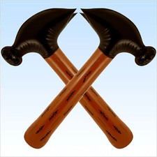 2 x Aufblasbarer Hammer 60cm