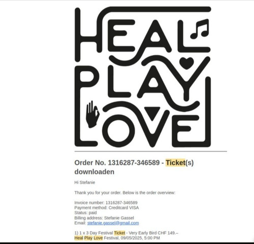 Tages ticket für - für, heal