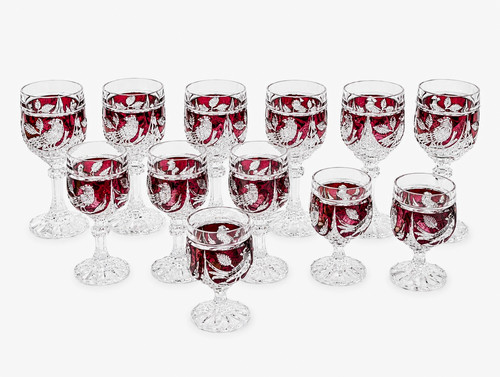 Bleikristall redbird - 12,