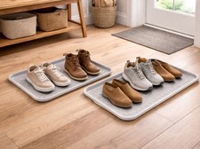 2x Schuhabtropfschale