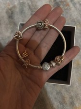 PANDORA Herz-Armband für Damen - 925 Sterling-Silber (590719-20)