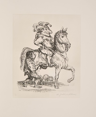 Paul weber lithographie - a.,