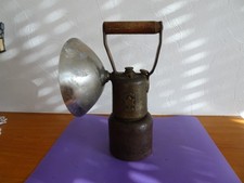 Alte Karbidgrubenlampe/Sternlampe/Beamtenlampe Lothr. um 1950