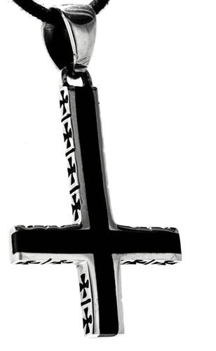 Umgedrehtes kreuz satan - kreuz,