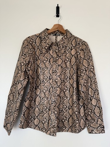 Zara damen kunstleder hemd - zara,